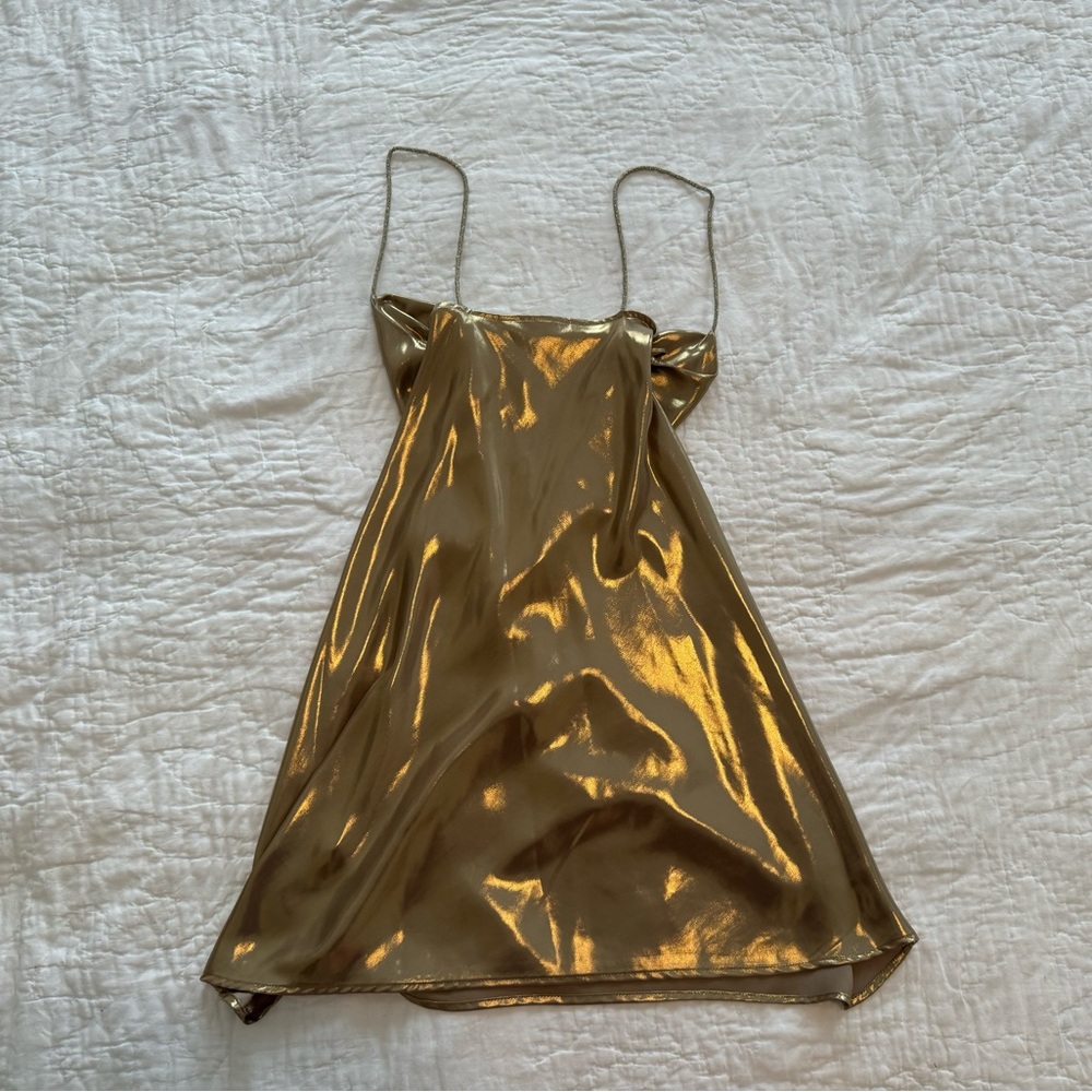 METALLIC DRESS - Picture 2 of 3